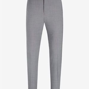 Men’s gray express extra slim tech suit pant